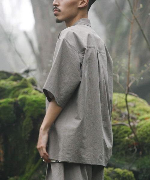 EKAL（エカル）の「『通気性/速乾』EASY BREEZY SHORT-SLEEVE SHIRTS（シャツ/ブラウス・メンズ・モカ/カーキ/ブラック・MEDIUM/LARGE）」の6枚目の写真