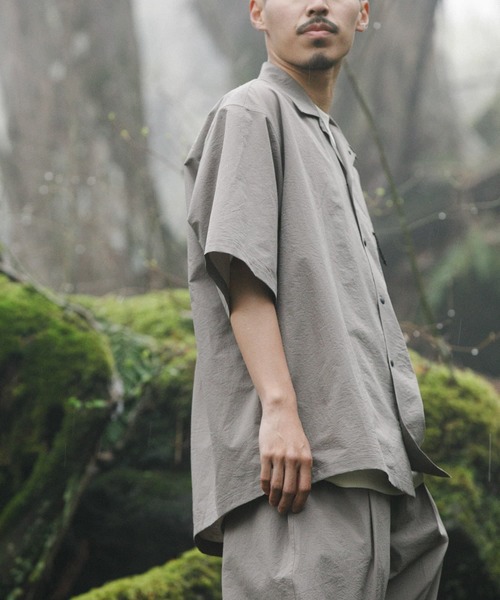 EKAL（エカル）の「『通気性/速乾』EASY BREEZY SHORT-SLEEVE SHIRTS（シャツ/ブラウス・メンズ・モカ/カーキ/ブラック・MEDIUM/LARGE）」の7枚目の写真