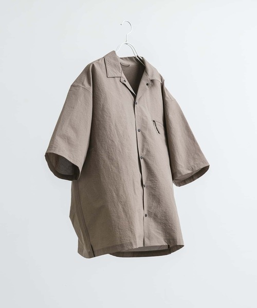 EKAL（エカル）の「『通気性/速乾』EASY BREEZY SHORT-SLEEVE SHIRTS（シャツ/ブラウス・メンズ・モカ/カーキ/ブラック・MEDIUM/LARGE）」の10枚目の写真