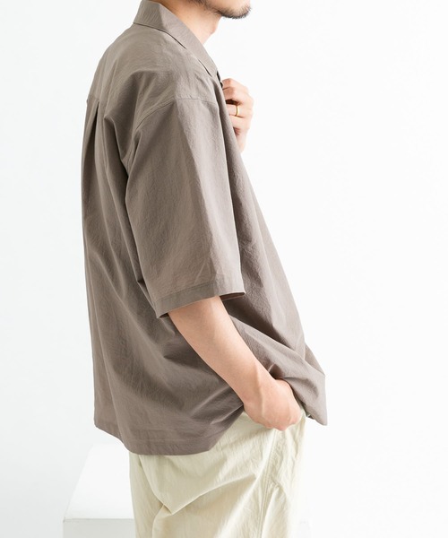 EKAL（エカル）の「『通気性/速乾』EASY BREEZY SHORT-SLEEVE SHIRTS（シャツ/ブラウス・メンズ・モカ/カーキ/ブラック・MEDIUM/LARGE）」の21枚目の写真