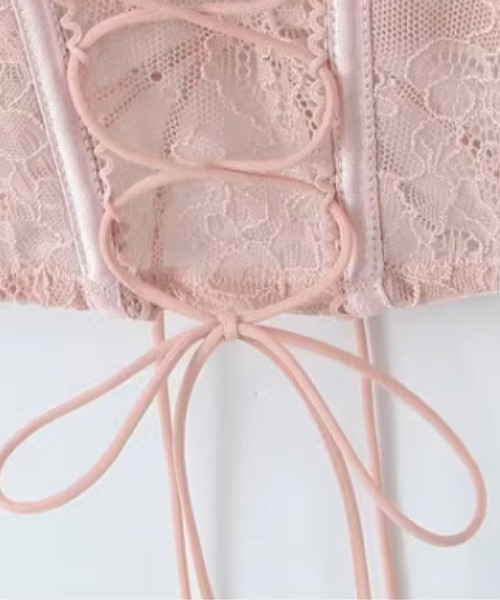 カップインレースフィッシュボーンキャミ Cup In Lace Fishbone Cami（キャミソール）｜LA POMME petit（ラポミ・プチ）