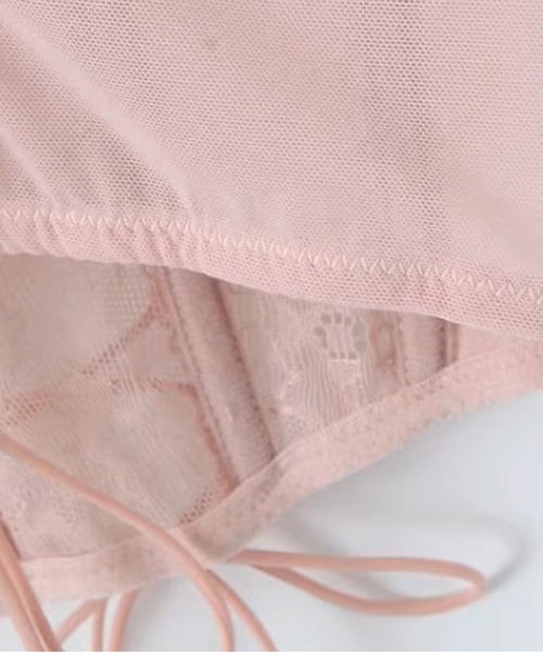 カップインレースフィッシュボーンキャミ Cup In Lace Fishbone Cami（キャミソール）｜LA POMME petit（ラポミ・プチ）