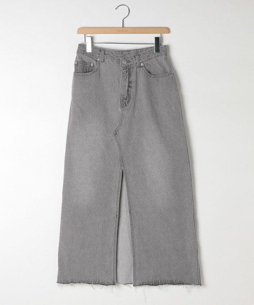 Heather（ヘザー）の「デニムスリットロングスカート　129898（デニムスカート・レディース・グレー/ブルー・S/M）」の11枚目の写真