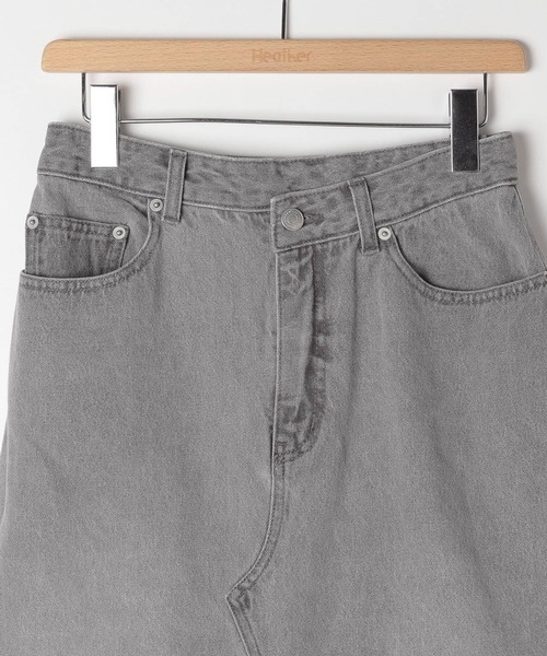 Heather（ヘザー）の「デニムスリットロングスカート　129898（デニムスカート・レディース・グレー/ブルー・S/M）」の10枚目の写真