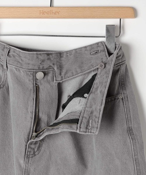 Heather（ヘザー）の「デニムスリットロングスカート　129898（デニムスカート・レディース・グレー/ブルー・S/M）」の7枚目の写真