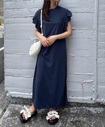 【UVカット】ハイゲージカットワンピース≪手洗い可能≫