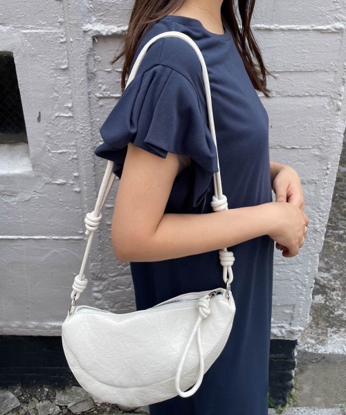 ketty cherie（ケティシェリー）の「【UVカット】ハイゲージカットワンピース≪手洗い可能≫（ワンピース・レディース・ネイビー/ホワイト・M）」の15枚目の写真