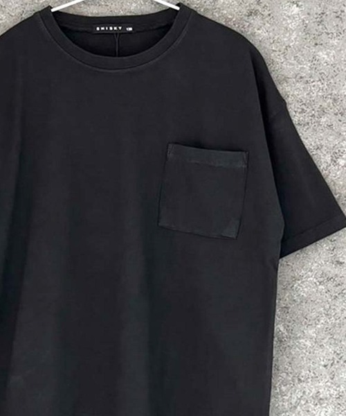 THE CASUAL(カジュアル)の「ピグメント オーバーサイズ ポケット Tシャツ(Tシャツ/カットソー・キッズ・グリーン/チャコール/ネイビー/ブラック/パープル/ベージュ・110cm/130cm/140cm/150cm/160cm/120cm)」の7枚目の写真