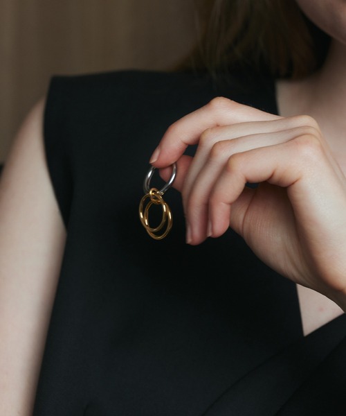 CENE(セネ)の「【CENE】セネ/トリプルコネクトリング(リング・レディース・シルバー×ゴールド/ゴールド/シルバー・#11/#13)」の14枚目の写真