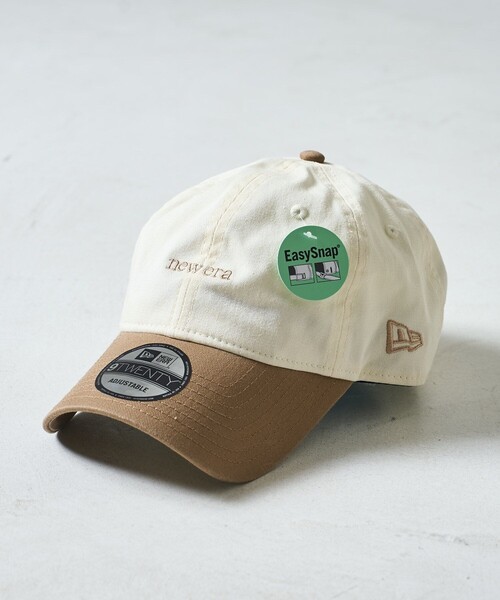 FREAK'S STORE(フリークスストア)の「New Era/ニューエラ 9TWENTY 2-tone/ナイントゥエンティー ツートーン ニューエラ/キャップ(キャップ・レディース・グリーン/キャメル/ブラック・ONE SIZE)」の3枚目の写真