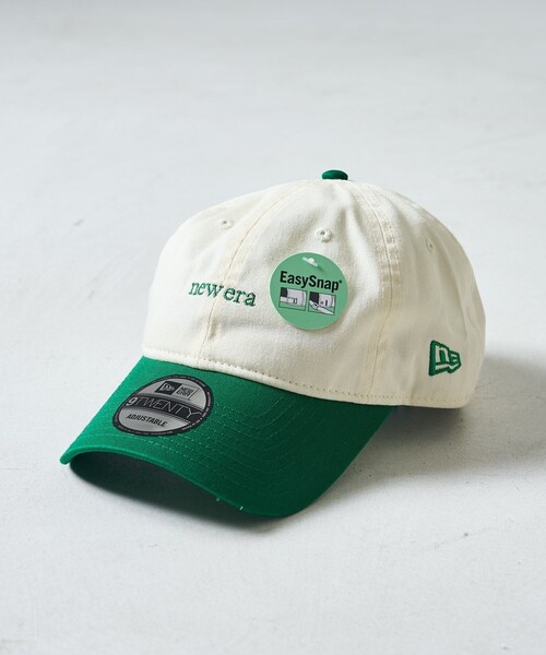 FREAK'S STORE(フリークスストア)の「New Era/ニューエラ 9TWENTY 2-tone/ナイントゥエンティー ツートーン ニューエラ/キャップ(キャップ・レディース・グリーン/キャメル/ブラック・ONE SIZE)」の1枚目の写真