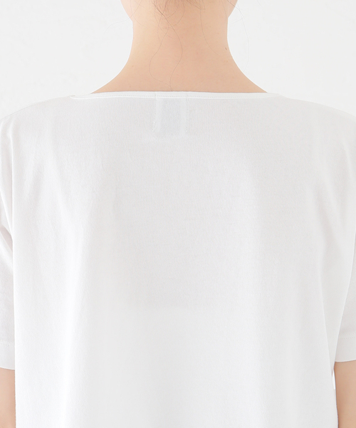 U by SPICK&SPAN(ユーバイスピックアンドスパン)の「ハーフスリーブリボントップス(Tシャツ/カットソー・レディース・ホワイト・FREE)」の7枚目の写真