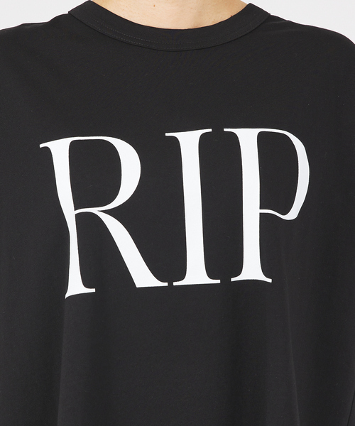 margaux（マルゴー）の「【MARGAUX】RIP/GIVE　ロゴTシャツ（Tシャツ/カットソー・レディース・ブラック/ホワイト・フリー）」の9枚目の写真