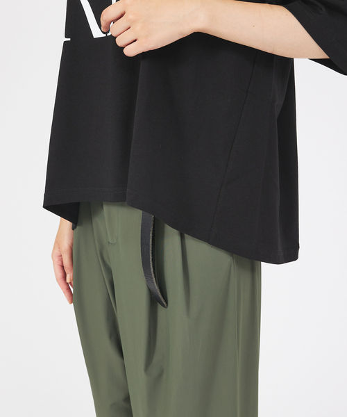 margaux（マルゴー）の「【MARGAUX】RIP/GIVE　ロゴTシャツ（Tシャツ/カットソー・レディース・ブラック/ホワイト・フリー）」の7枚目の写真