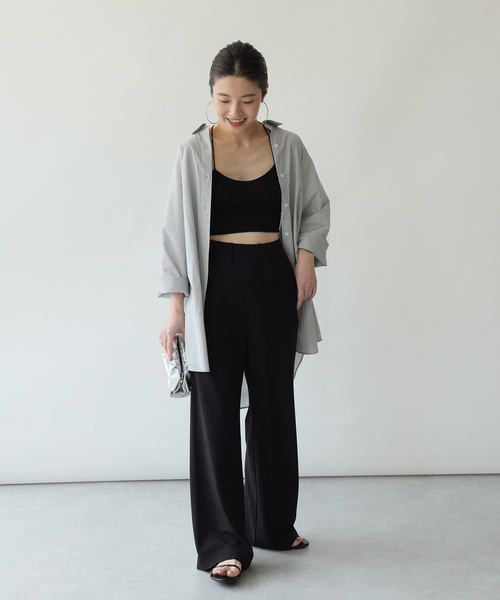 EMILY WEEK×FRAMeWORK Vバックブラキャミソール セール】EMILY WEEK×FRAMeWORK Yバッククロップドブラ