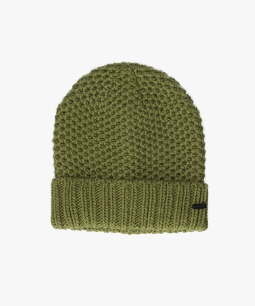 KANGOL(カンゴール)の「KANGOL CHUNKY BEANIE / カンゴール(ニットキャップ/ビーニー・レディース・ライトグレー/グリーン/ブラック・ONE SIZE)」の7枚目の写真