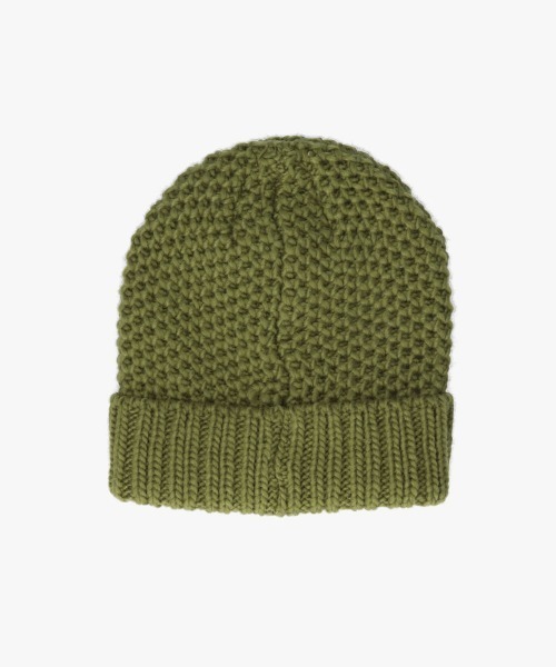 KANGOL(カンゴール)の「KANGOL CHUNKY BEANIE / カンゴール(ニットキャップ/ビーニー・レディース・ライトグレー/グリーン/ブラック・ONE SIZE)」の8枚目の写真