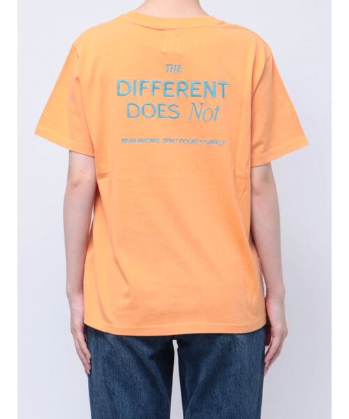 Ungrid（アングリッド）の「カラーエンブロイダリーTee（Tシャツ/カットソー・レディース・イエロー/オフホワイト/チャコールグレー/オレンジ/ピンク・FREE）」の13枚目の写真