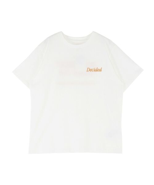 Ungrid（アングリッド）の「カラーエンブロイダリーTee（Tシャツ/カットソー・レディース・イエロー/オフホワイト/チャコールグレー/オレンジ/ピンク・FREE）」の21枚目の写真