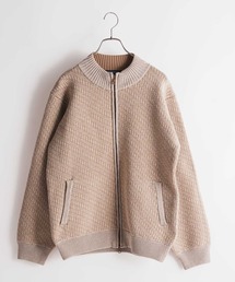 UNION STATION | シェブロン柄ジャガード柄　ドライバーズニット(ニット/セーター)