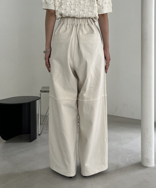 CAPRICIEUX LE'MAGE（カプリシューレマージュ）の「切替ワイドパンツ（その他パンツ・レディース・オフホワイト/ネイビー・38/36）」の13枚目の写真