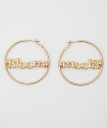 LOGO HOOP P/EARRING ロゴ フープ ピアス