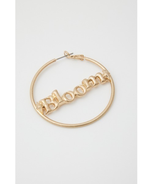 SLY(スライ)の「LOGO HOOP P/EARRING ロゴ フープ ピアス(ピアス(両耳用)・レディース・ゴールド/シルバー・FREE)」の6枚目の写真
