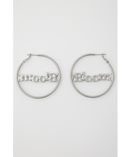 SLY(スライ)の「LOGO HOOP P/EARRING ロゴ フープ ピアス(ピアス(両耳用)・レディース・ゴールド/シルバー・FREE)」の11枚目の写真