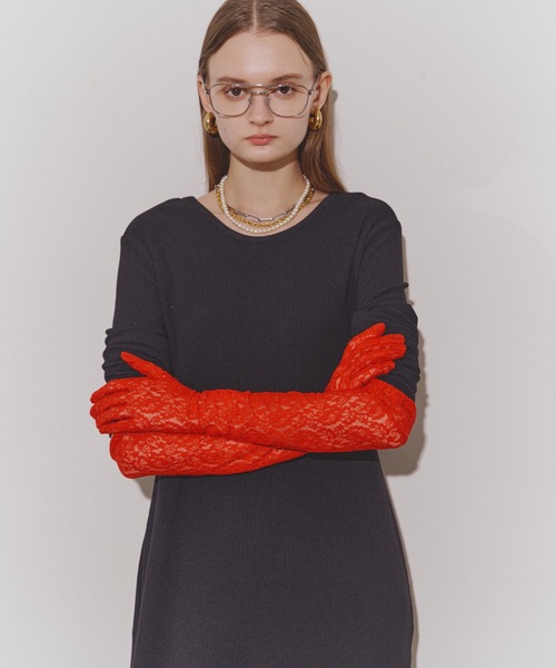 Lace long glove / レースロンググローブ（手袋）｜yae（ヤエ）の