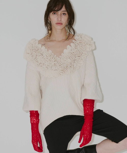 Lace long glove / レースロンググローブ（手袋）｜yae（ヤエ）の