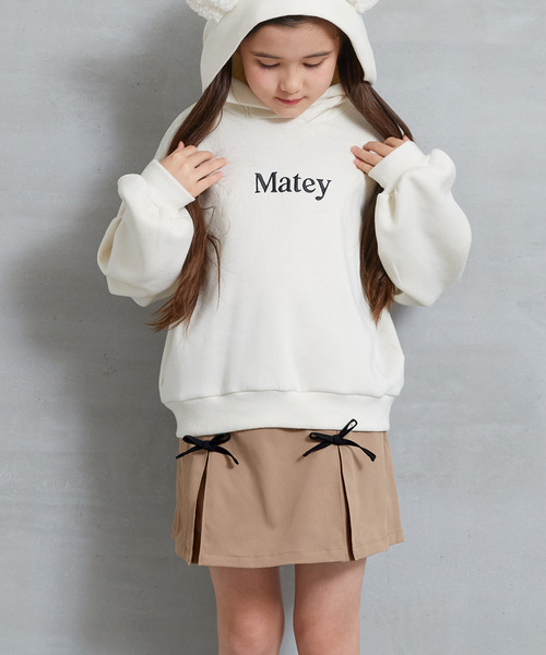 coca（coca）（コカ）の「キッズ リボン付タックスカッツ（その他パンツ・キッズ・ベージュ/チャコール・150/140/130/120）」の6枚目の写真