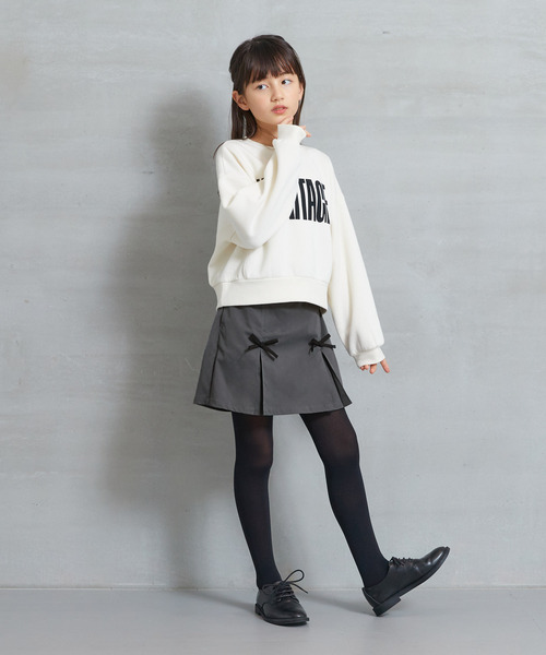 coca（coca）（コカ）の「キッズ リボン付タックスカッツ（その他パンツ・キッズ・ベージュ/チャコール・150/140/130/120）」の8枚目の写真