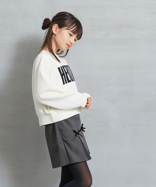 coca（coca）（コカ）の「キッズ リボン付タックスカッツ（その他パンツ・キッズ・ベージュ/チャコール・150/140/130/120）」の10枚目の写真