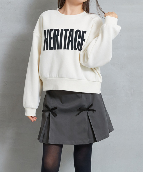 coca（coca）（コカ）の「キッズ リボン付タックスカッツ（その他パンツ・キッズ・ベージュ/チャコール・150/140/130/120）」の11枚目の写真