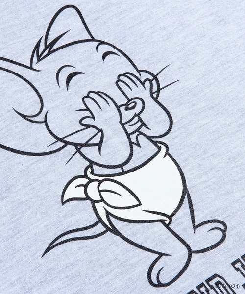 Tom&Jerry(トムアンドジェリー)の「【公式】トムとジェリー MLE<TOM and JERRY> Tシャツ タフィー(Tシャツ/カットソー・レディース・グレー・L/M/S)」の2枚目の写真