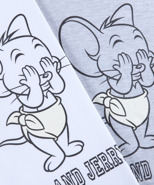 Tom&Jerry(トムアンドジェリー)の「【公式】トムとジェリー MLE<TOM and JERRY> Tシャツ タフィー(Tシャツ/カットソー・レディース・グレー・L/M/S)」の3枚目の写真