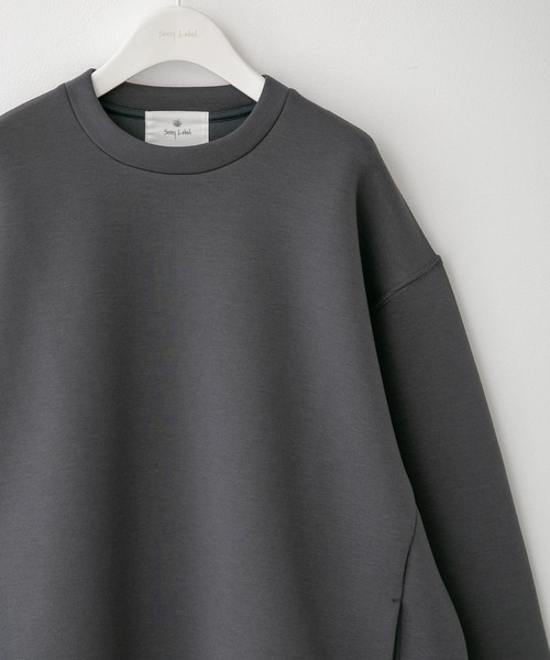 URBAN RESEARCH Sonny Label(アーバンリサーチサニーレーベル)の「ダンボールニットクルーネックプルオーバー(Tシャツ/カットソー・メンズ・ライトカーキ/チャコールグレー/グレー系その他・MEDIUM/LARGE/X-LARGE)」の2枚目の写真