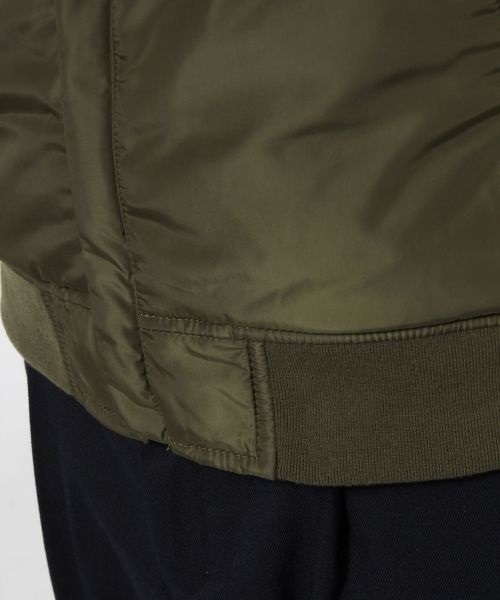 RAGEBLUE（レイジブルー）の「＜2WAY仕様＞リバーシブルMA-1/565951（MA-1・メンズ・ホワイト/ブラック/オリーブ・LARGE/MEDIUM）」の15枚目の写真