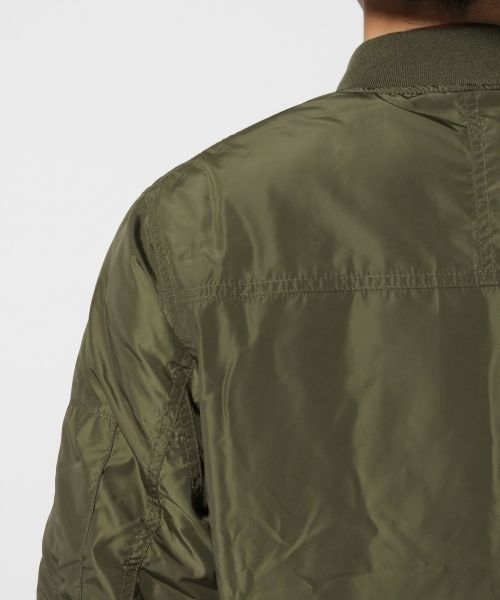 RAGEBLUE（レイジブルー）の「＜2WAY仕様＞リバーシブルMA-1/565951（MA-1・メンズ・ホワイト/ブラック/オリーブ・LARGE/MEDIUM）」の7枚目の写真