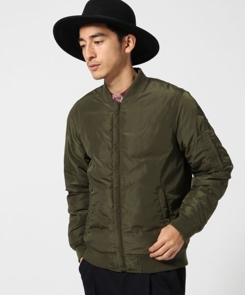 RAGEBLUE（レイジブルー）の「＜2WAY仕様＞リバーシブルMA-1/565951（MA-1・メンズ・ホワイト/ブラック/オリーブ・LARGE/MEDIUM）」の18枚目の写真