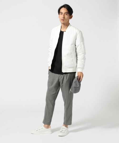 RAGEBLUE（レイジブルー）の「＜2WAY仕様＞リバーシブルMA-1/565951（MA-1・メンズ・ホワイト/ブラック/オリーブ・LARGE/MEDIUM）」の12枚目の写真