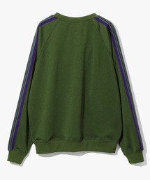 スウェット・トレーナー Needles \"Poly Smooth\" sweatshirt 大人のリッチ感【Needles】POLY SMOOTH CREW NECK SWEATSHIRT