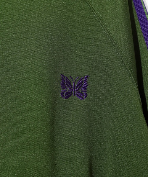 Needles（ニードルス）の「【Needles/ニードルズ】Track Crew Neck Shirt - Poly Smooth（スウェット・メンズ・グリーン・L/M/S/XS）」の3枚目の写真
