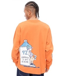 ELEMENT | ELEMENT メンズ NOT CRIME LS ロンＴ 【2024年秋冬モデル】/エレメントバックプリント長袖ロンT(Tシャツ/カットソー)