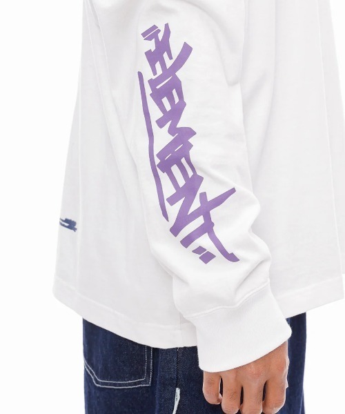 ELEMENT（エレメント）の「ELEMENT メンズ NOT CRIME LS ロンＴ 【2024年秋冬モデル】/エレメントバックプリント長袖ロンT（Tシャツ/カットソー・メンズ・ホワイト/ネイビー/オレンジ・MEDIUM/LARGE/X-LARGE）」の7枚目の写真