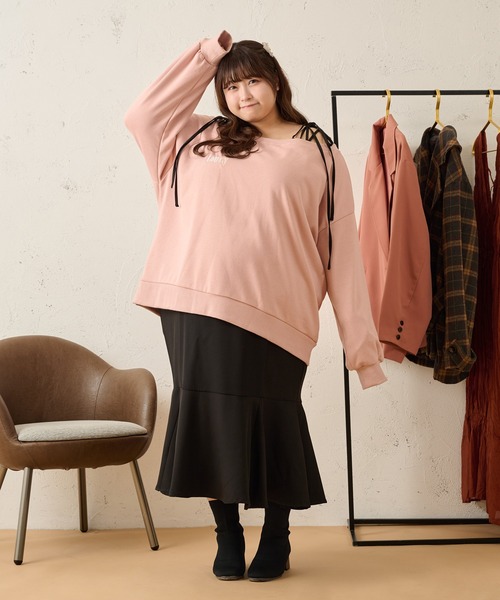 chesty 美品 パールモチーフスウェットトップス size1