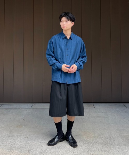 Check sheer shirt / チェックシアーシャツ（シャツ/ブラウス）｜SINSS