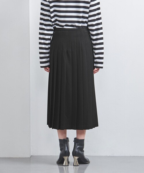 dahl'ia（ダリア）の「＜dahl’ia＞ベルト プリーツスカート（スカート・レディース・レッド/ブラック・M/S）」の10枚目の写真