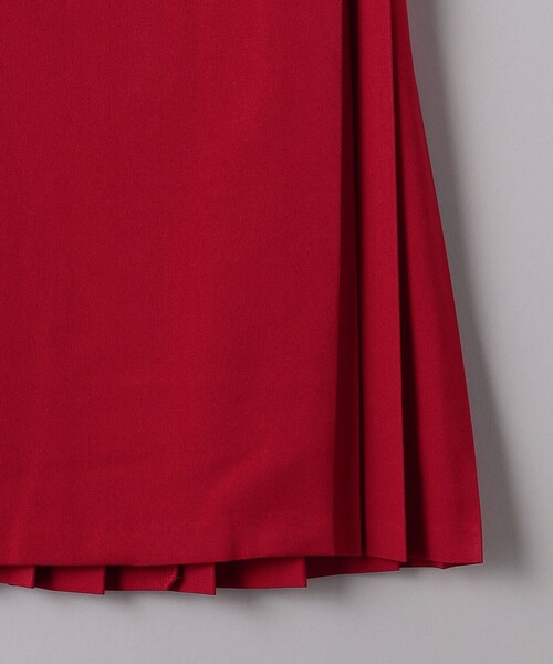 dahl'ia（ダリア）の「＜dahl’ia＞ベルト プリーツスカート（スカート・レディース・レッド/ブラック・M/S）」の15枚目の写真