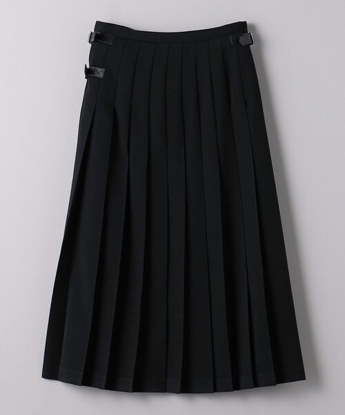 dahl'ia（ダリア）の「＜dahl’ia＞ベルト プリーツスカート（スカート・レディース・レッド/ブラック・M/S）」の19枚目の写真